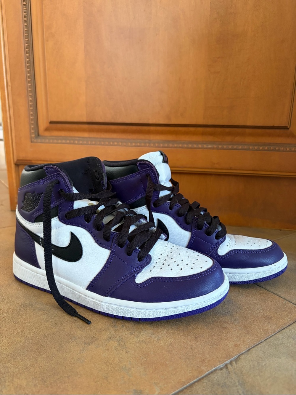 Nike High-Top Sneakers in Purple, White and Black brand new Never worn